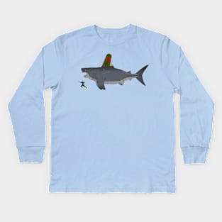 Pacific Titan (Japanese wing) Kids Long Sleeve T-Shirt